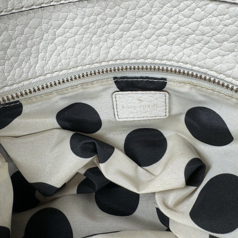 Kate Spade Cream Satchel with Tassels - Picture 12 of 16